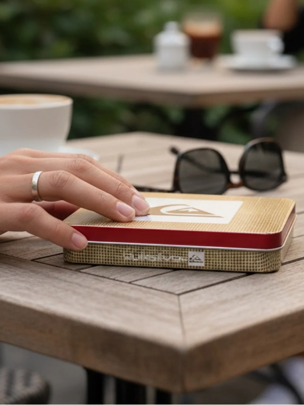 Quicksilver Suede Brown Wallet